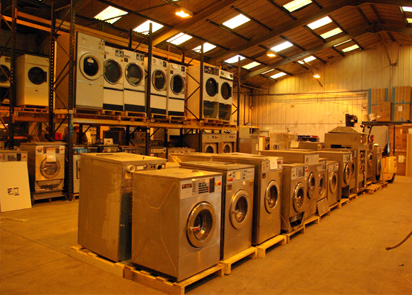 We buy and sell second hand commercial laundry equipment